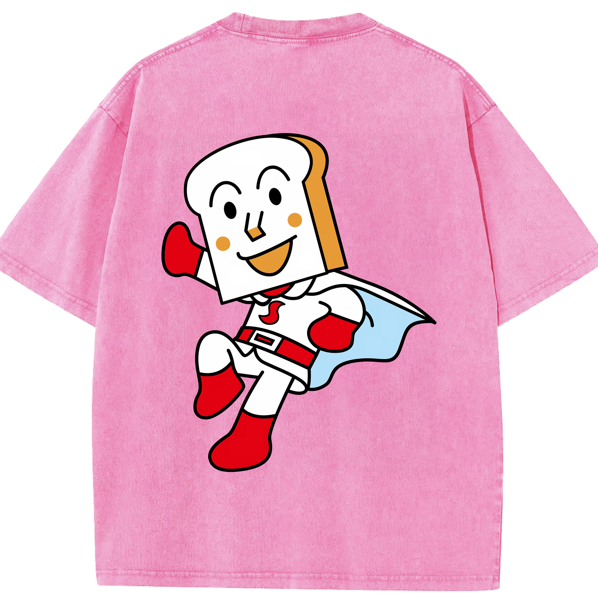 （画像用） アンパンマン Anpanman 綿100% ヴィンテージ風 半袖Tシャツ（背面プリント）